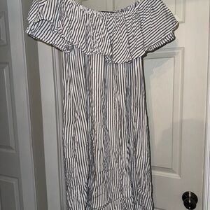 4/$20 beachlunchlounge Blue and White Striped Dress